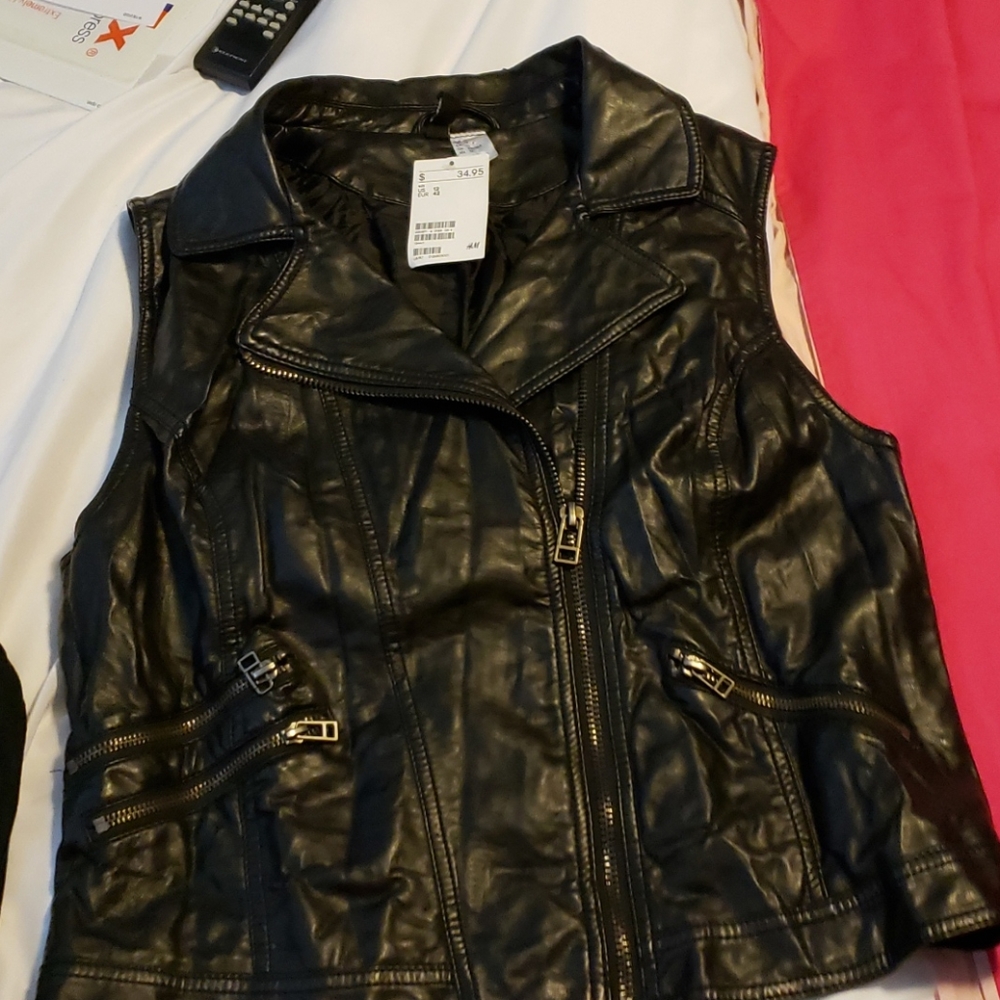 Pleather Vest